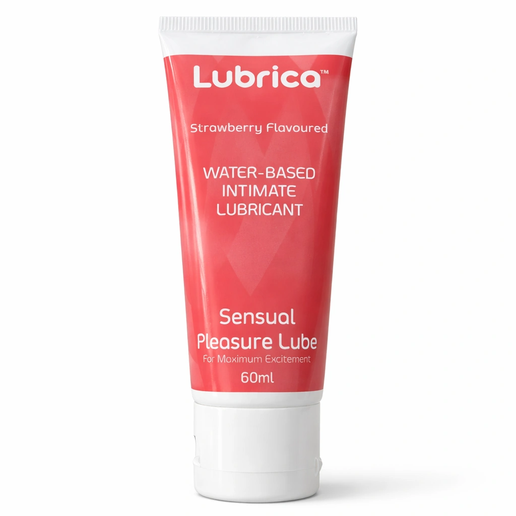 Lubrica Strawberry Flavoured Water-Based Intimate Lubricant 60 ml