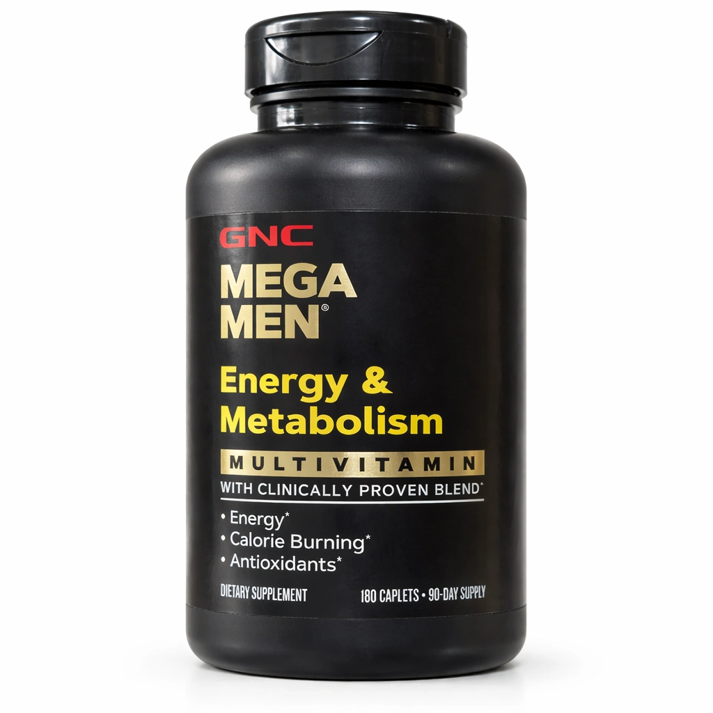 GNC Mega Men Energy & Metabolism Multivitamin x 180 caplets