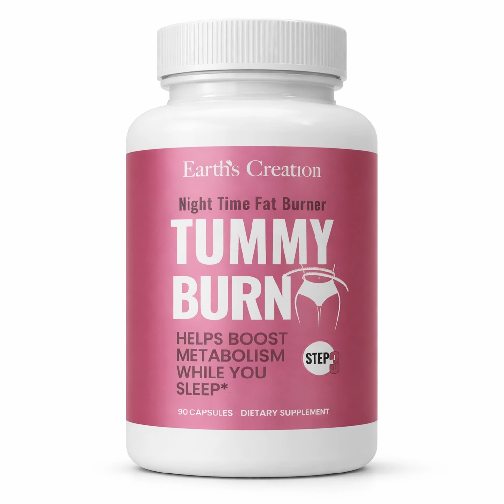 Earth's Creation Tummy Burn Night Time Fat Burner x 90 Capsules