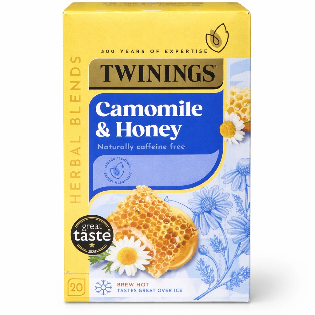 Twinings Camomile, Honey & Vanilla Herbal Tea x 20 Tea Bags 30 g