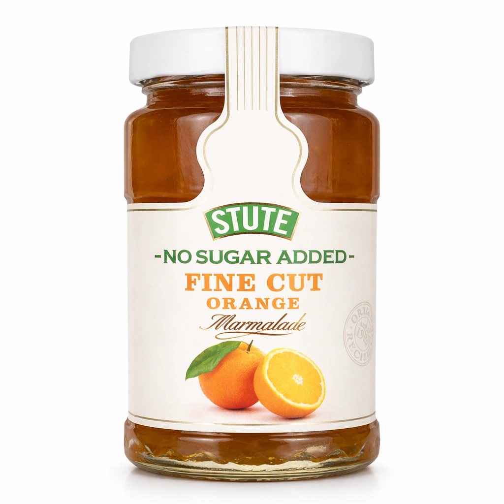 Stute No Sugar Added Fine Cut Orange Marmalade 430 g
