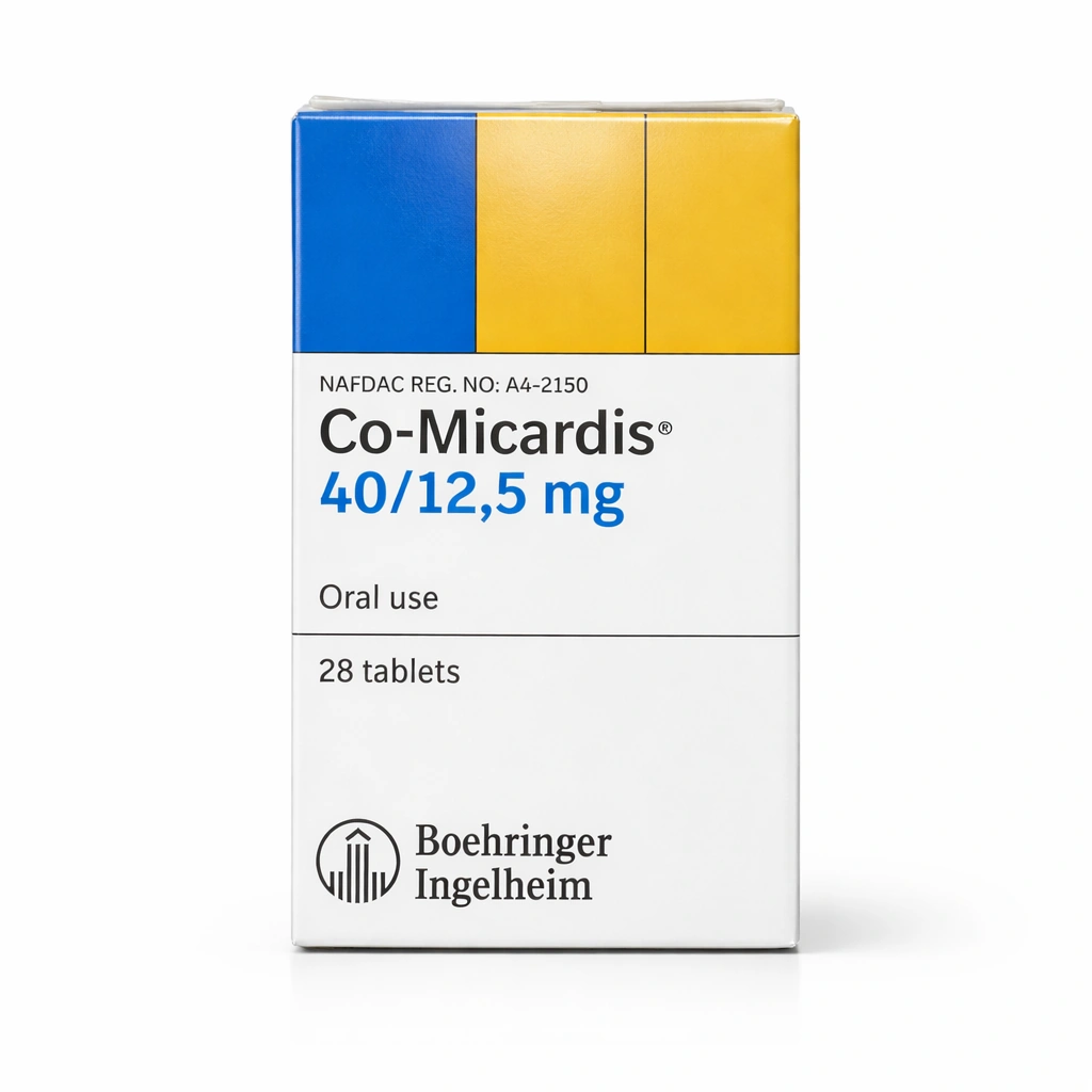 Co-Micardis 40 mg/12.5 mg Tablets x 28 Tablets