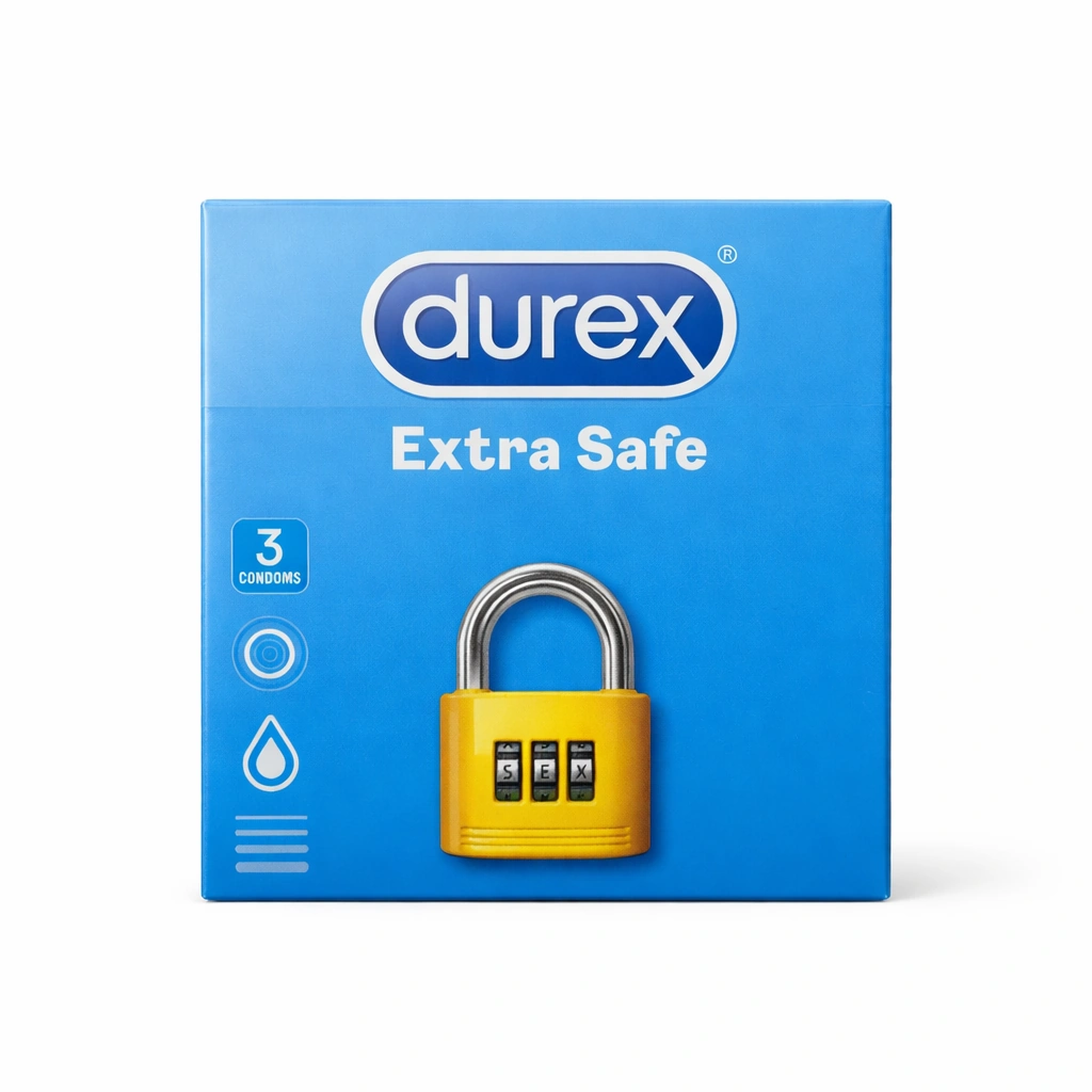 Durex Extra Safe Condoms x 3 condoms