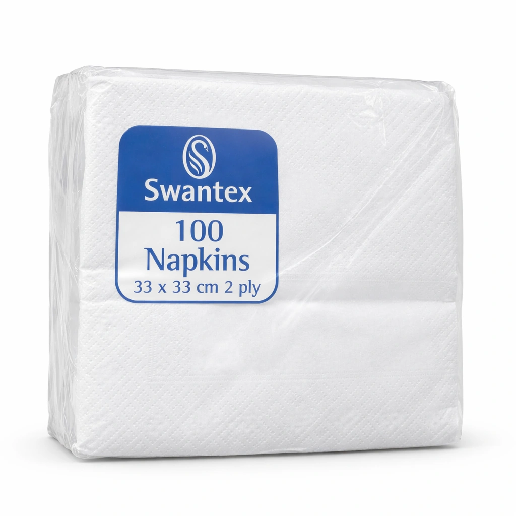Swantex Napkins 33 x 33 cm 2 ply x 100 napkins