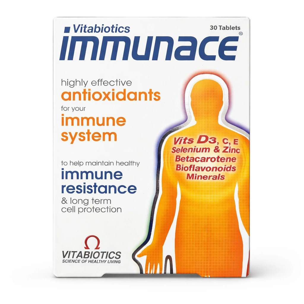 Vitabiotics Immunace Original Multivitamin Tablets x 30 Tablets