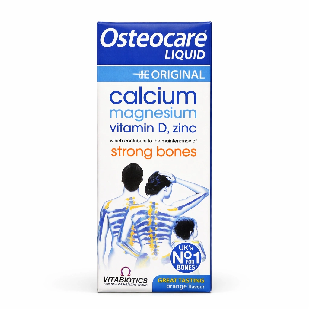 Vitabiotics Osteocare Liquid Original Calcium Magnesium Vitamin D Zinc 200 ml