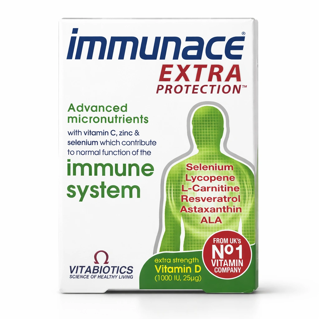 Immunace Extra Protection 1000 IU Tablets x 30 Tablets