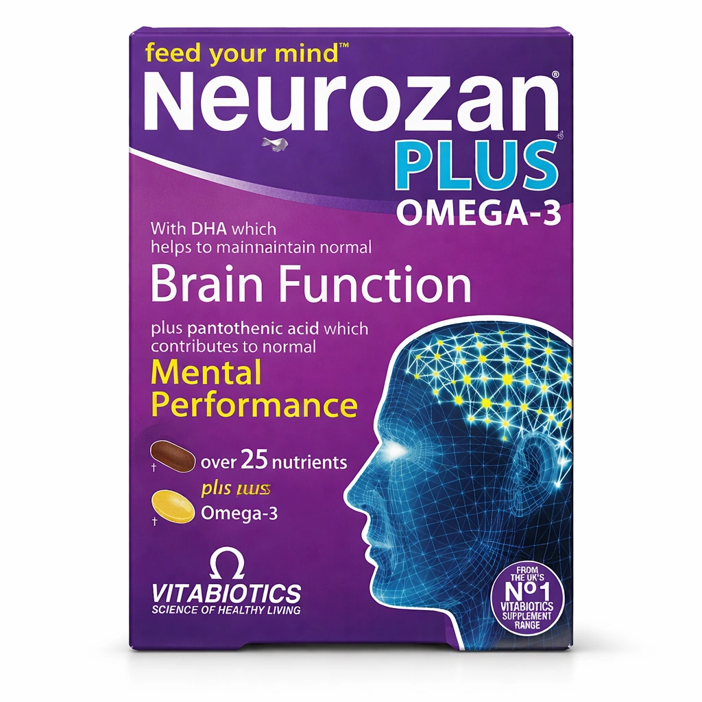 Neurozan Plus Omega-3 x 28 Tablets + 28 Capsules
