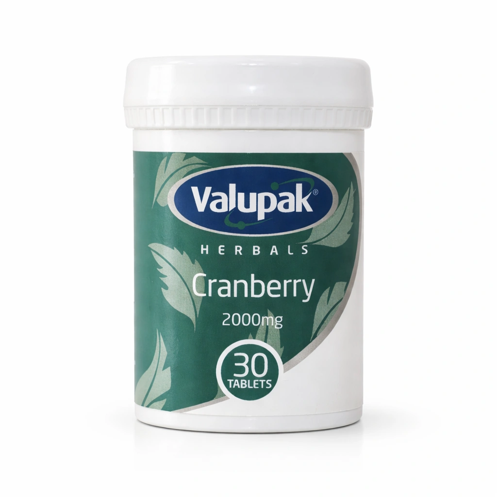 Valupak Herbals Cranberry 2000 mg x 30 Tablets