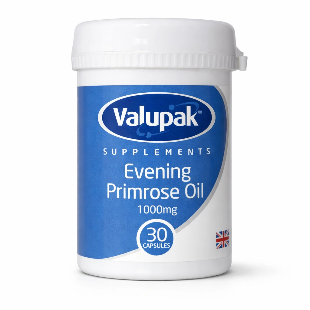 Valupak Evening Primrose Oil 1000 mg x 30 Capsules