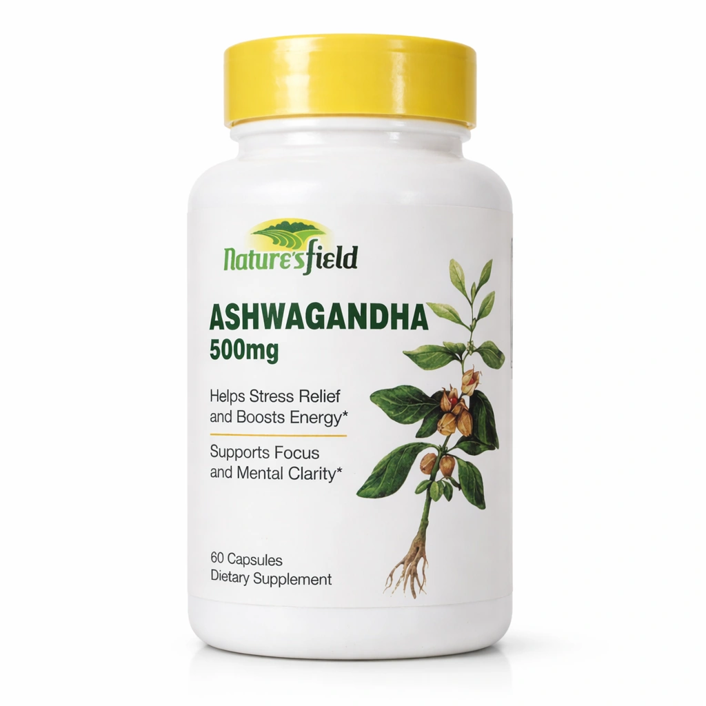 Nature's Field Ashwagandha 500 mg x 60 Capsules
