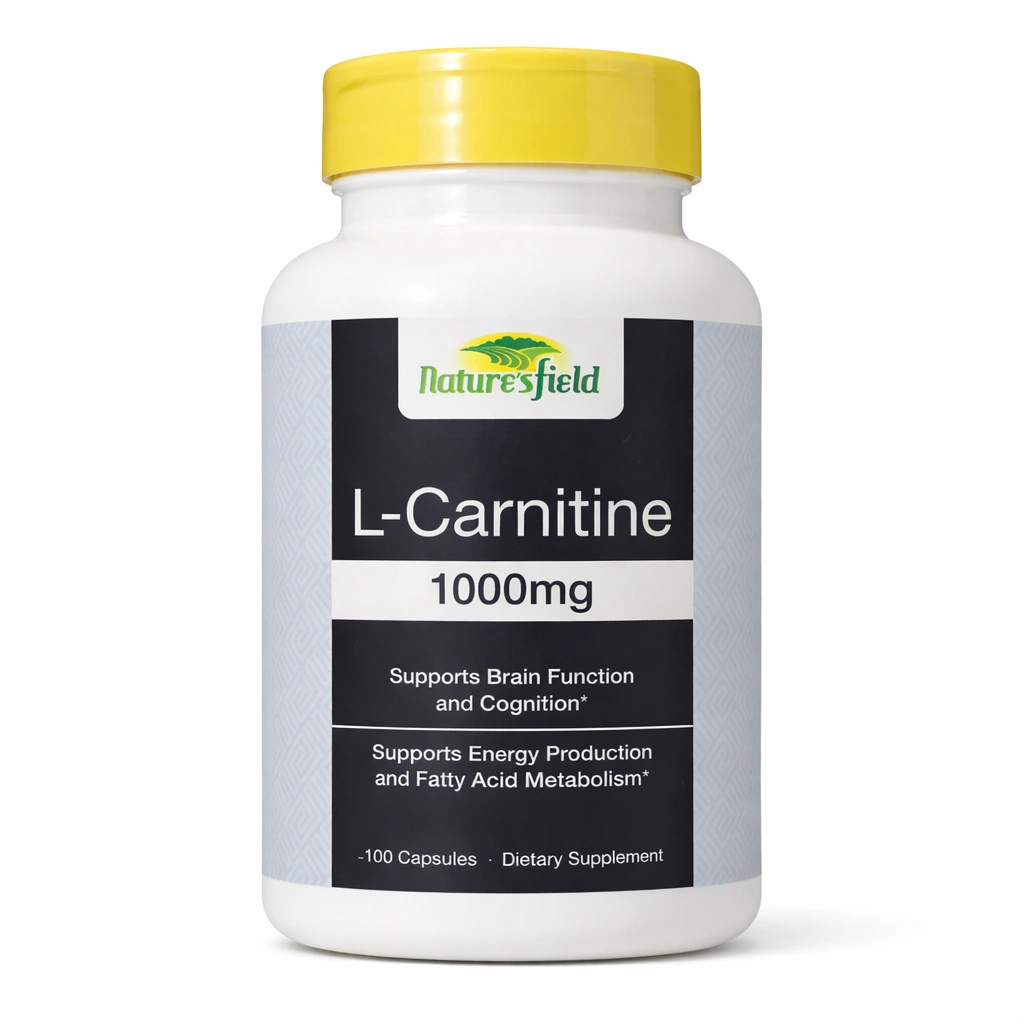 Nature's Field L-Carnitine 1000 mg x 100 Capsules