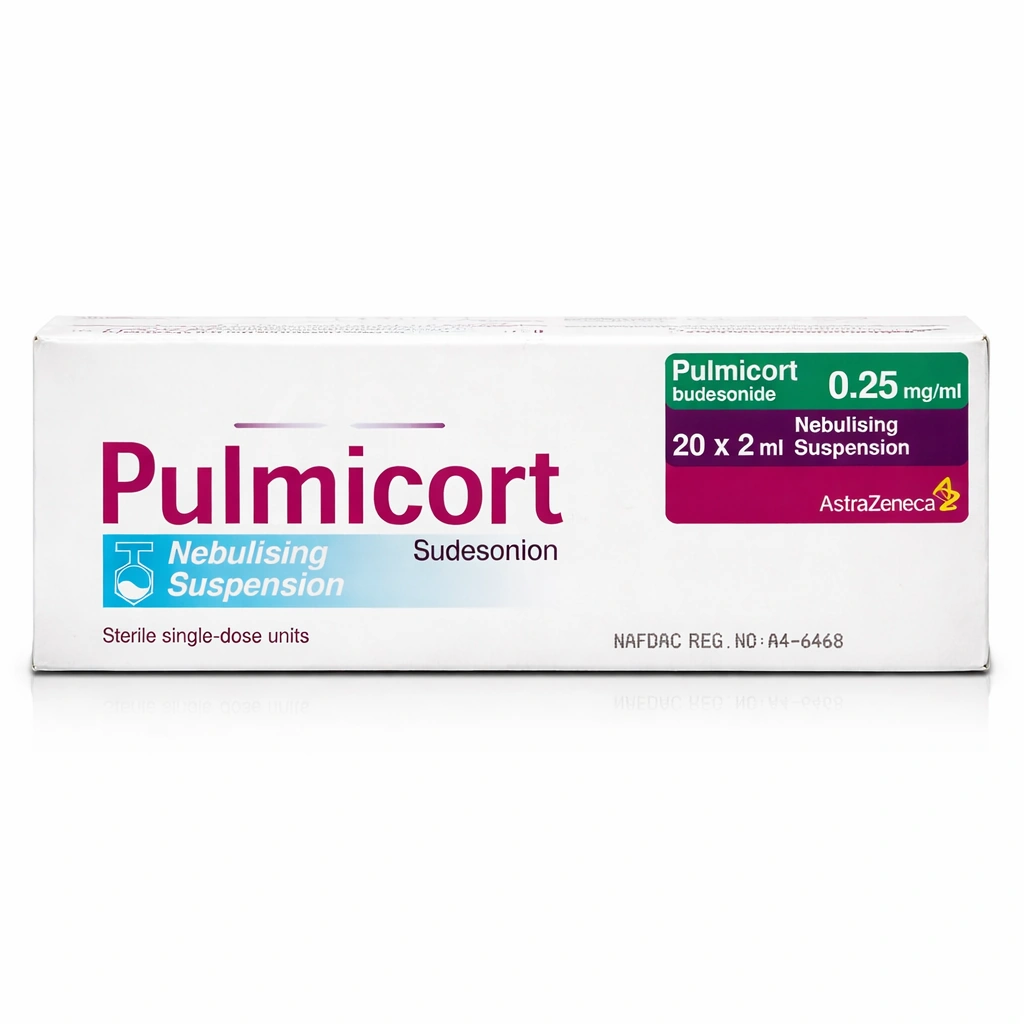 Pulmicort Nebulising Suspension 0.25 mg/ml x 20 single-dose units (2 ml each)