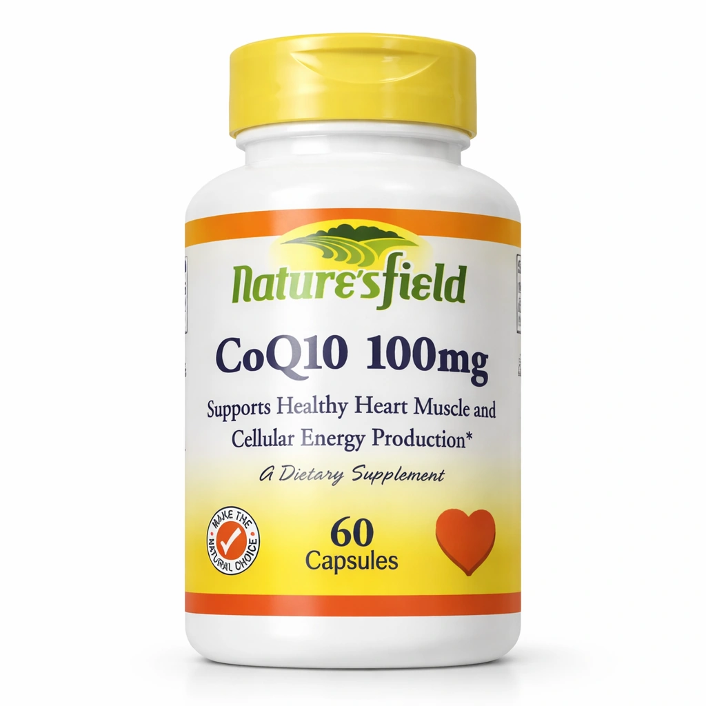 Nature's Field CoQ10 100 mg Capsules x 60 Capsules