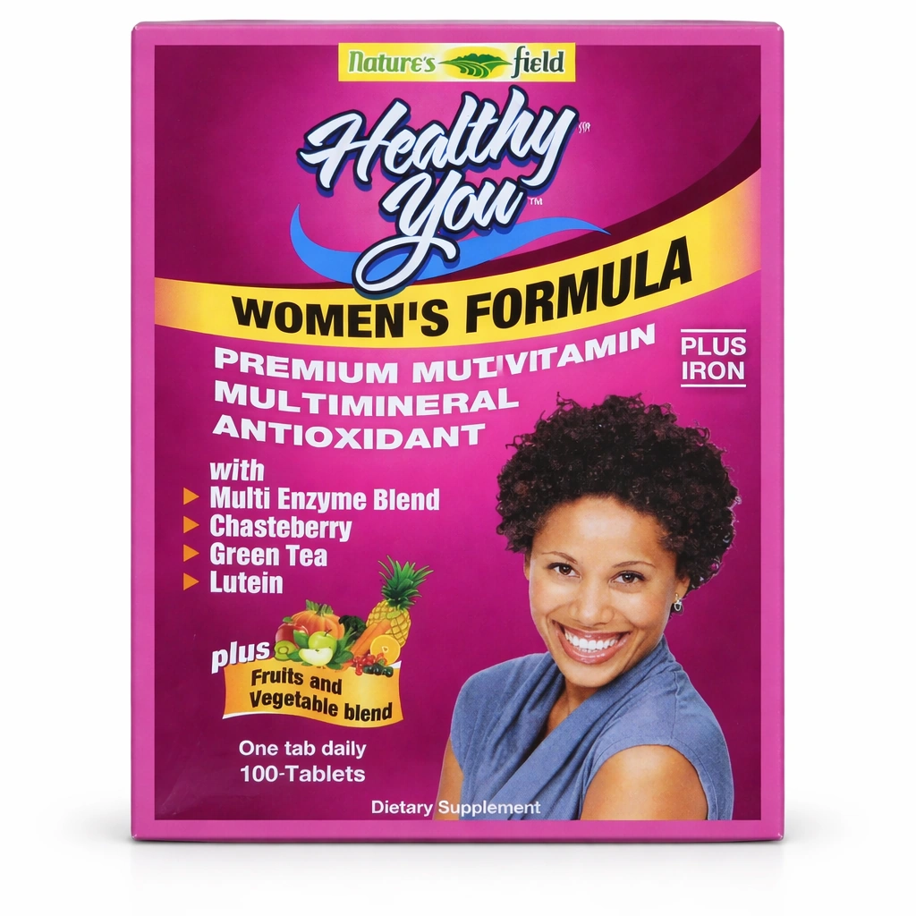 Nature's Field Healthy You Women Multivitamin & Multimineral Antioxidant x 100 Tablets