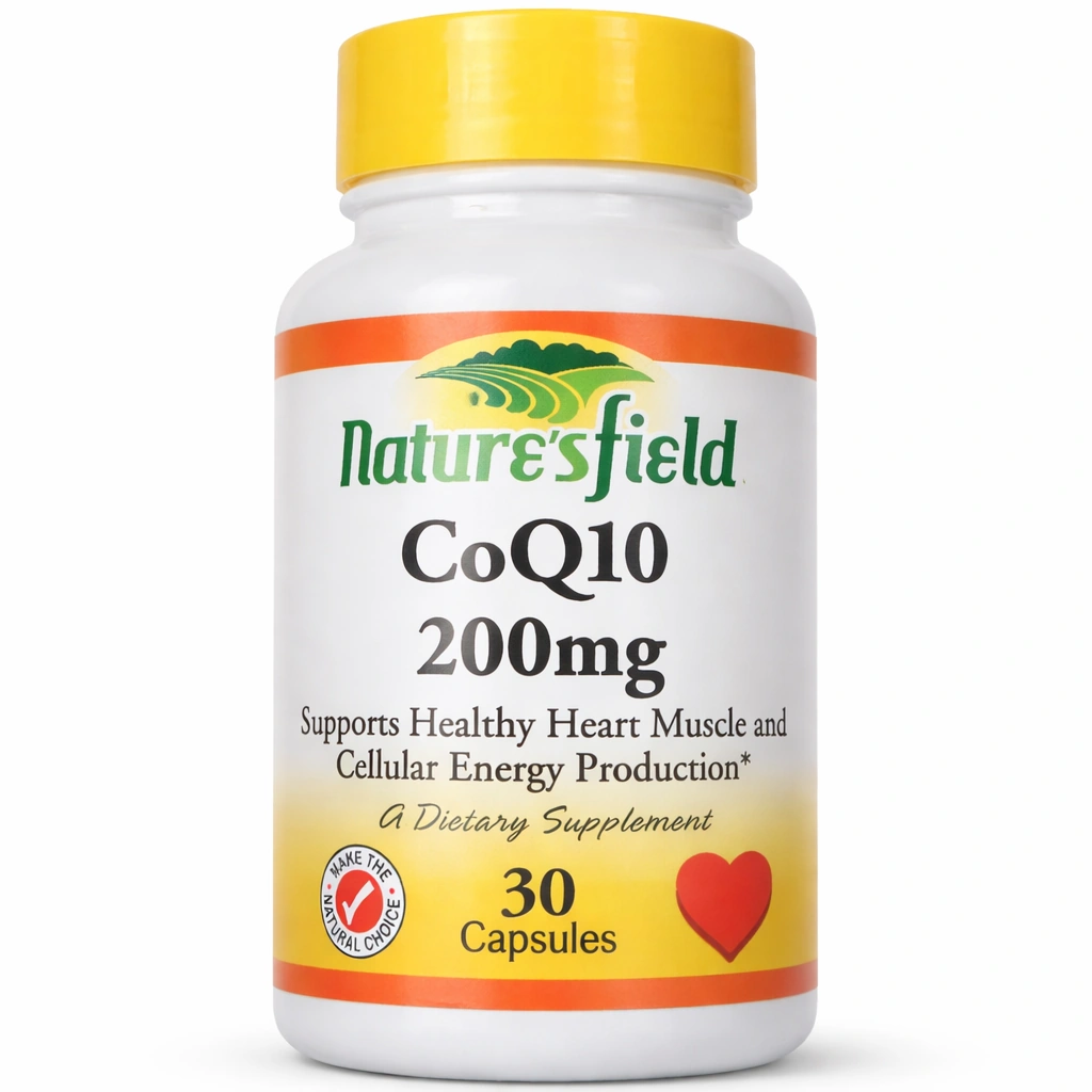 Nature's Field CoQ10 200 mg x 30 Capsules