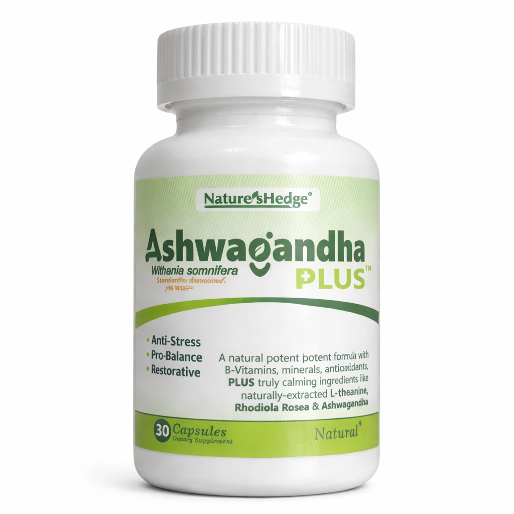 Nature's Hedge Ashwagandha Plus Capsules x 30 Capsules