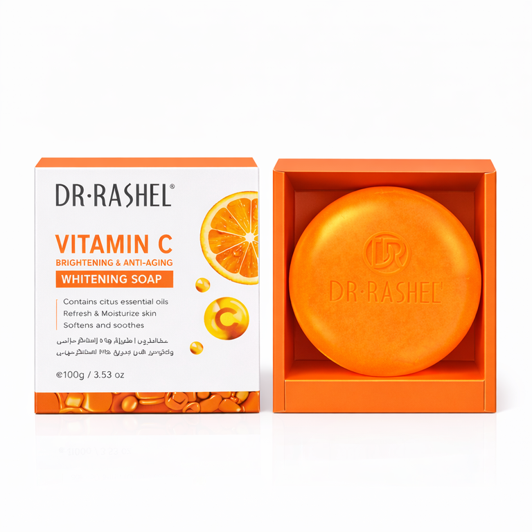 Dr Rashel Vitamin C Brightening Anti-Aging Whitening Soap Bar 100 g (3.52 oz)