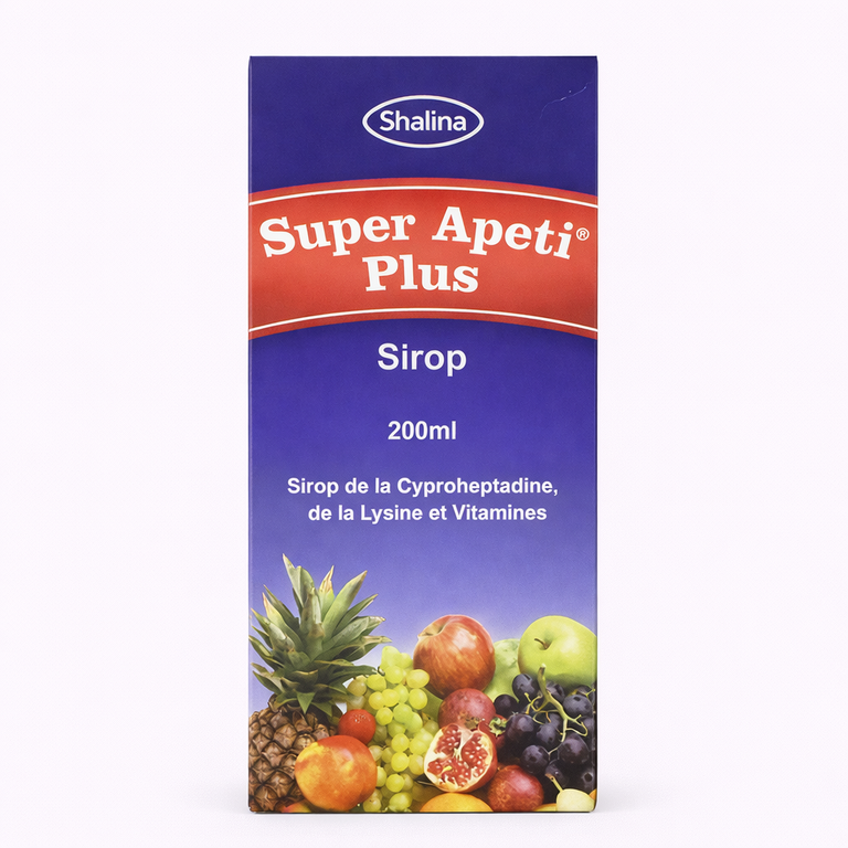 Shalina Super Apeti Plus Syrup (Cyproheptadine + Lysine + B-vitamins) 200 ml