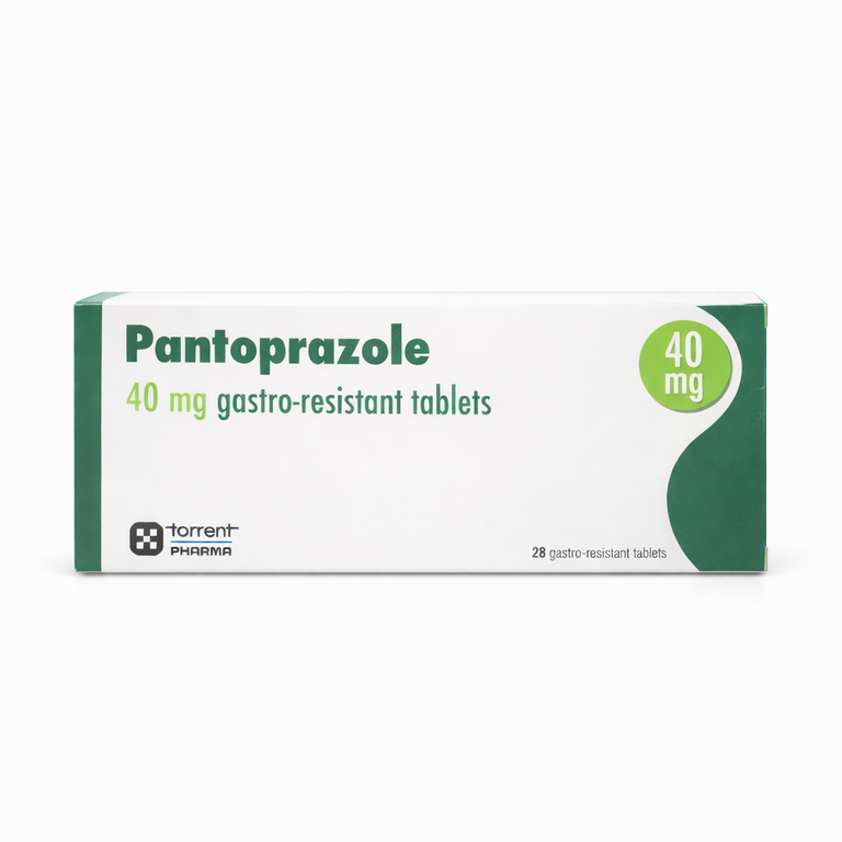 Torrent Pharma Pantoprazole Gastro-resistant Tablets 40 mg x 28 Tablets
