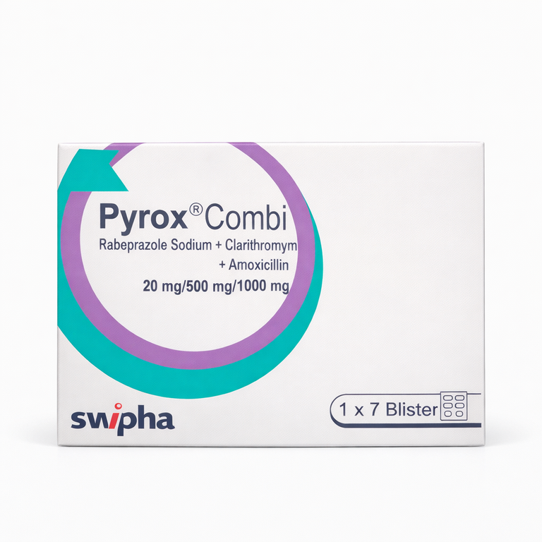Swipha Pyrox Combi Kit (Rabeprazole + Clarithromycin + Amoxicillin) 7-Day Pack