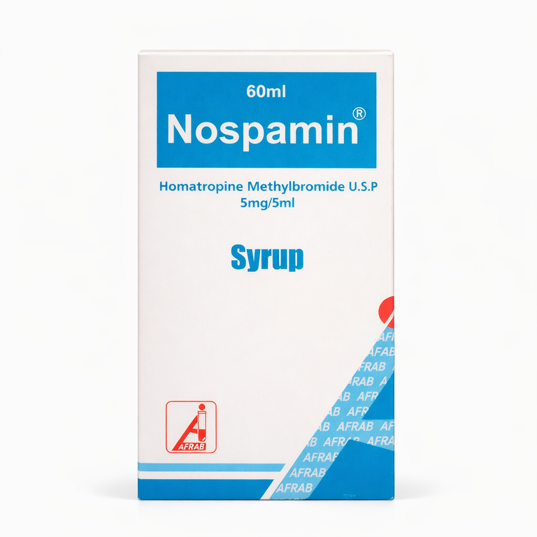 Afrab-Chem Nospamin Syrup (Homatropine Methylbromide) 60 ml
