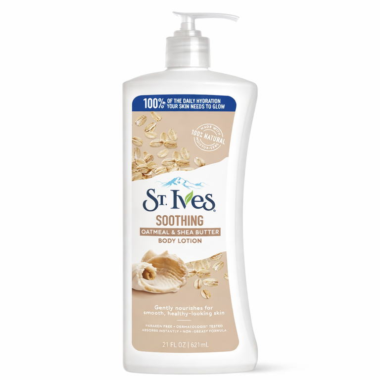 St. Ives Body Lotion 621 ml (21 fl oz) - Oatmeal & Shea Butter