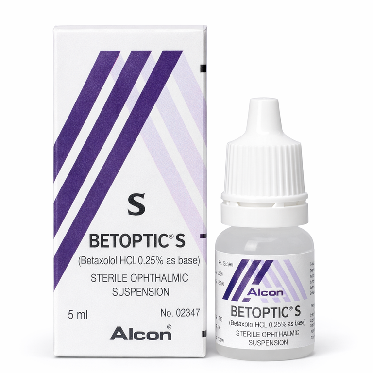 Alcon Betoptic Eye Drops (Betaxolol 0.5%) 5 ml
