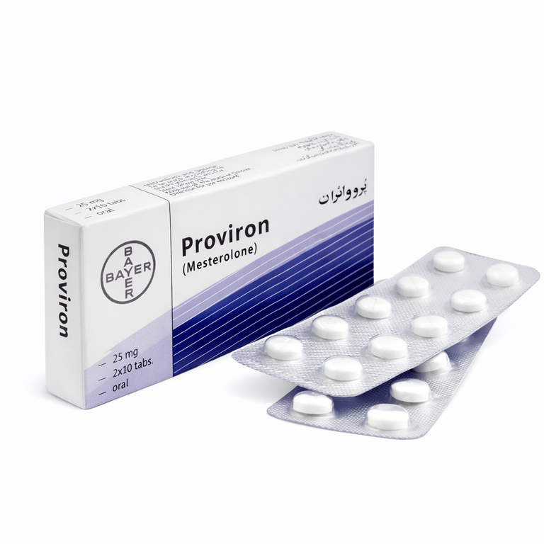 Bayer Proviron Mesterolone Tablets 25 mg x 20 Tablets