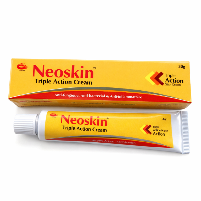Elbe Pharma Neoskin Triple Action Cream (Clotrimazole + Betamethasone + Neomycin) 30 g